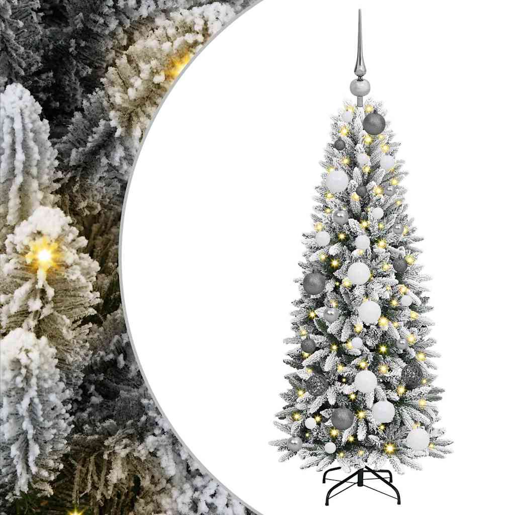 Sapin de Noël artificiel avec 150 LED Blanc 53 x 53 x 120 cm - XIOS