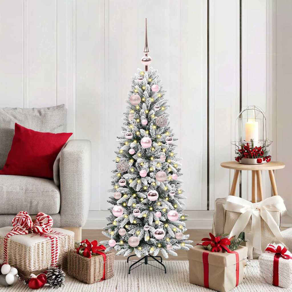 Sapin de Noël artificiel avec 150 LED Blanc 53 x 53 x 120 cm - XIOS