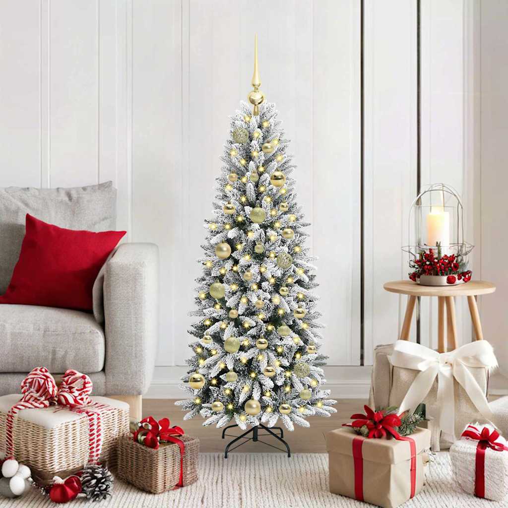 Sapin de Noël artificiel avec 150 LED Blanc 53 x 53 x 120 cm - XIOS