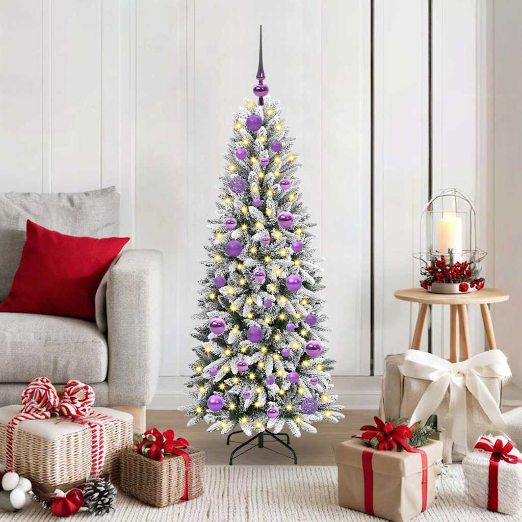 Sapin de Noël artificiel avec 150 LED Blanc 53 x 53 x 120 cm - XIOS