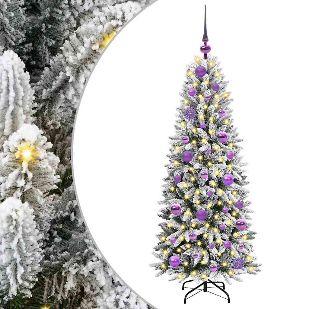 Sapin de Noël artificiel avec 150 LED Blanc 53 x 53 x 120 cm - XIOS