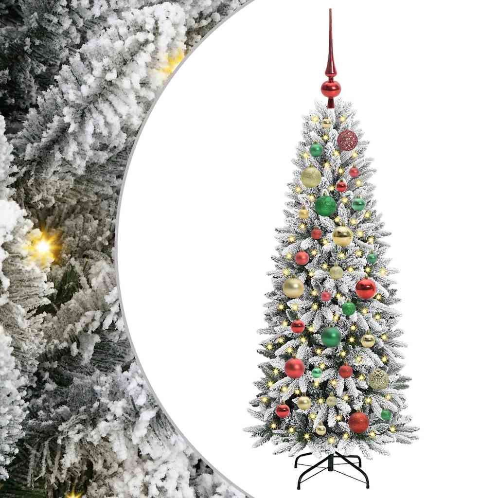 Sapin de Noël artificiel avec 150 LED Blanc 53 x 53 x 120 cm - XIOS