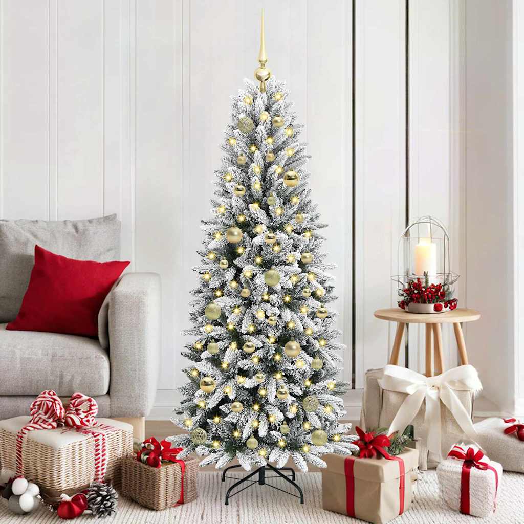 Sapin de Noël artificiel avec 150 LED Blanc 63 x 63 x 150 cm - XIOS
