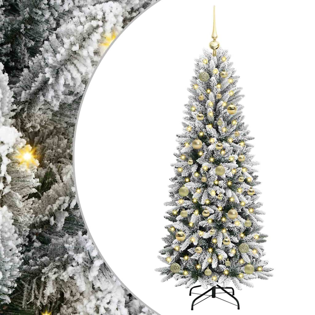 Sapin de Noël artificiel avec 150 LED Blanc 63 x 63 x 150 cm - XIOS