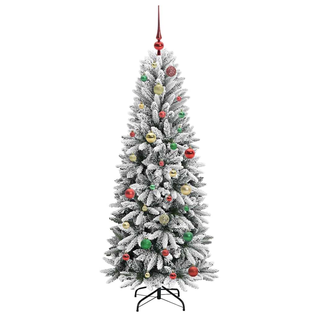 Sapin de Noël artificiel avec 150 LED avec support Blanc 150 cm - XIOS