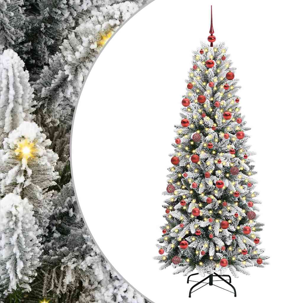 Sapin de Noël artificiel avec 300 LED Blanc 73 x 73 x 180 cm - XIOS