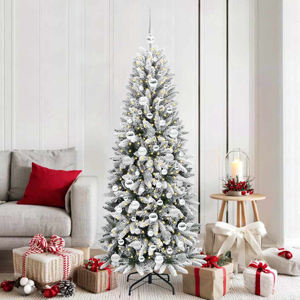 Sapin de Noël artificiel avec 300 LED Blanc 73 x 73 x 180 cm - XIOS