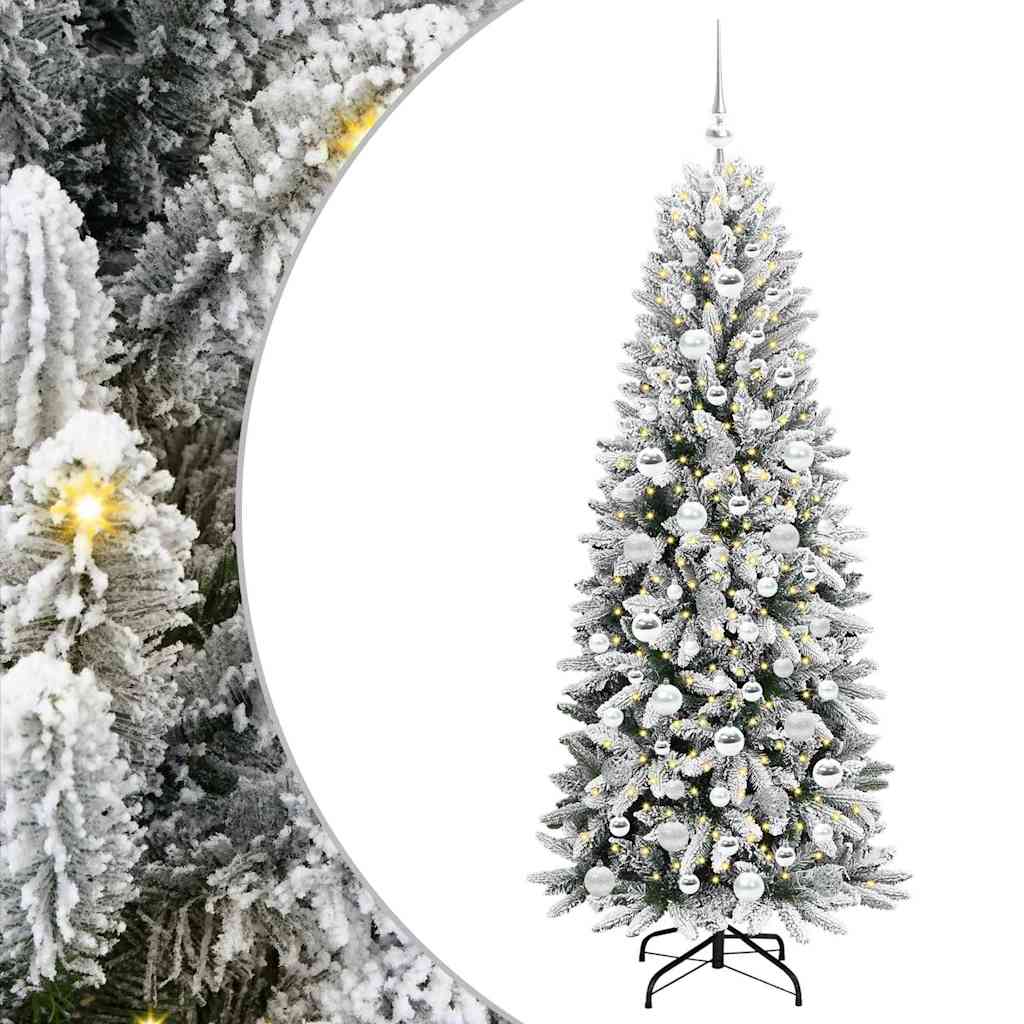 Sapin de Noël artificiel avec 300 LED Blanc 73 x 73 x 180 cm - XIOS