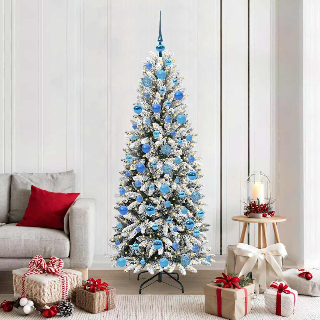 Sapin de Noël artificiel avec 300 LED Blanc 73 x 73 x 180 cm - XIOS