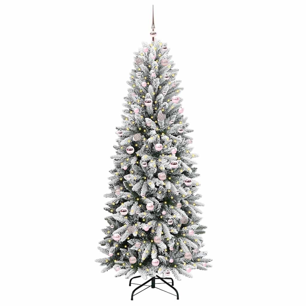 Sapin de Noël artificiel avec 300 LED Blanc 78 x 78 x 210 cm - XIOS