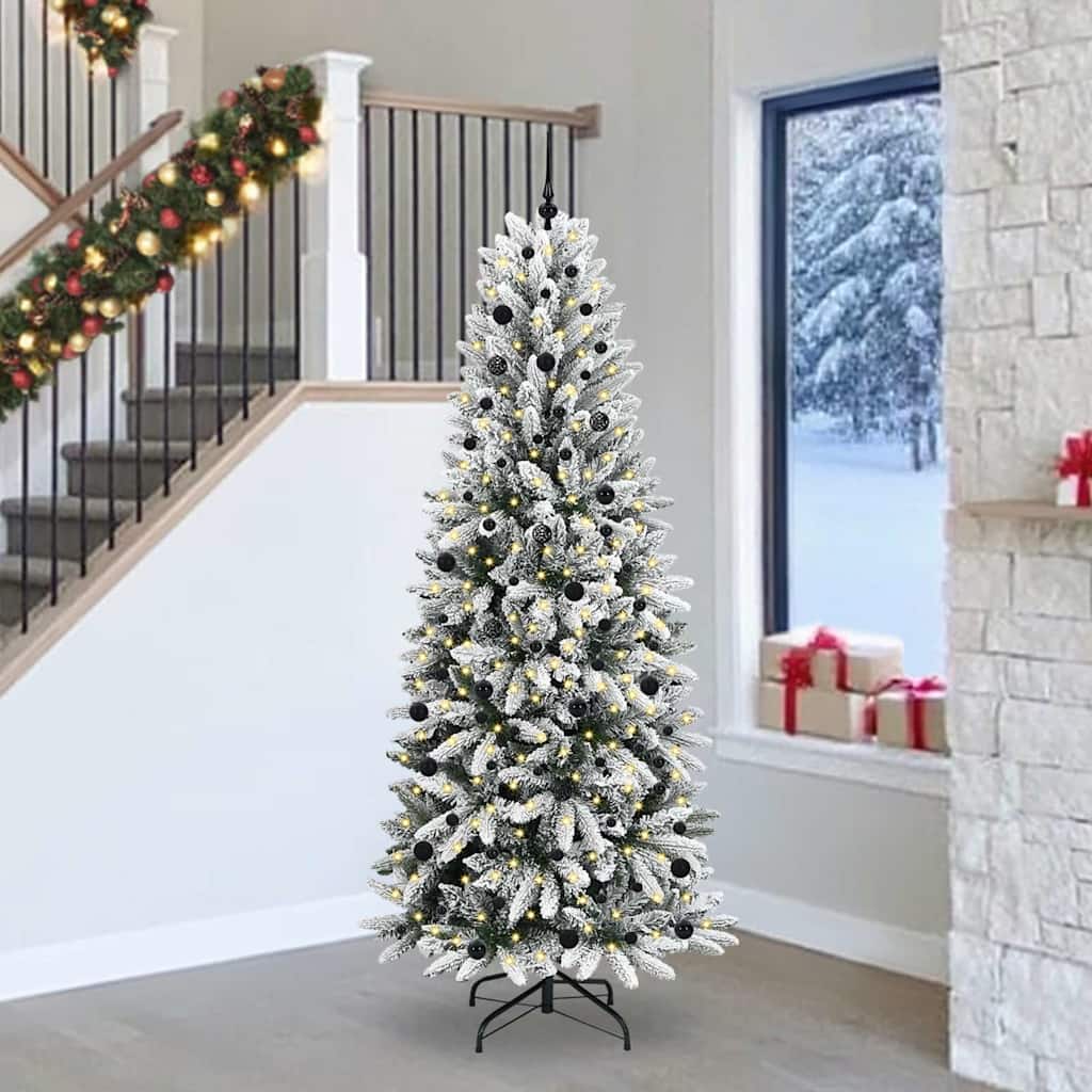 Sapin de Noël artificiel avec 300 LED Blanc 93 x 93 x 240 cm - XIOS