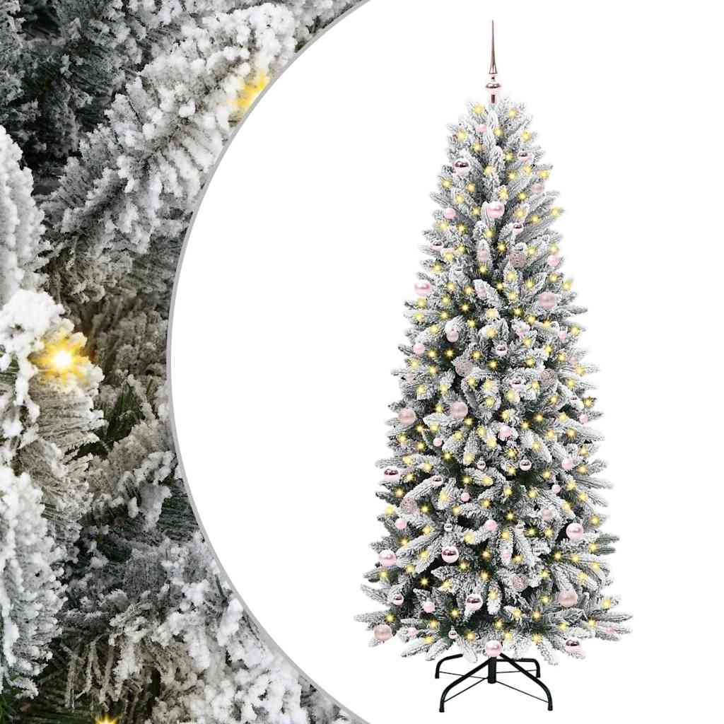 Sapin de Noël artificiel avec 300 LED Blanc 93 x 93 x 240 cm - XIOS