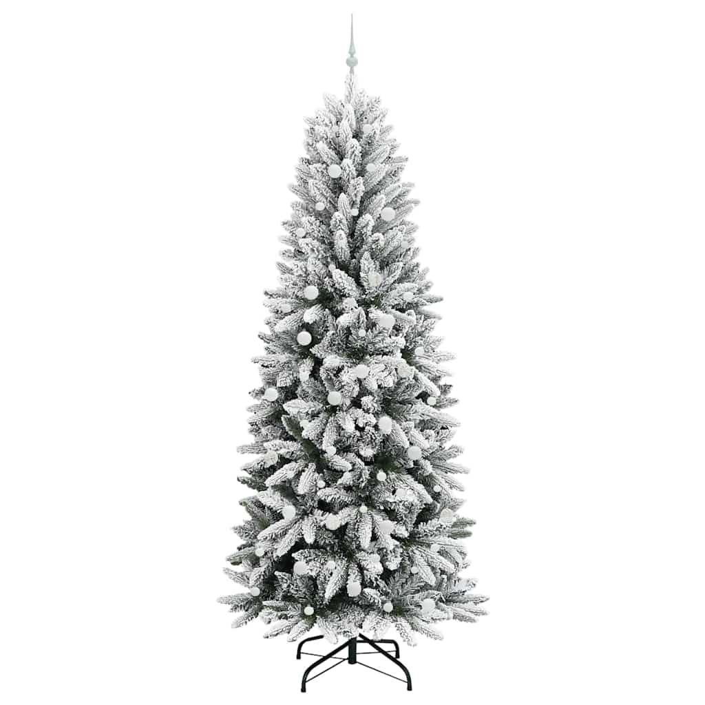 Sapin de Noël artificiel avec 300 LED avec support Blanc 240 cm - XIOS