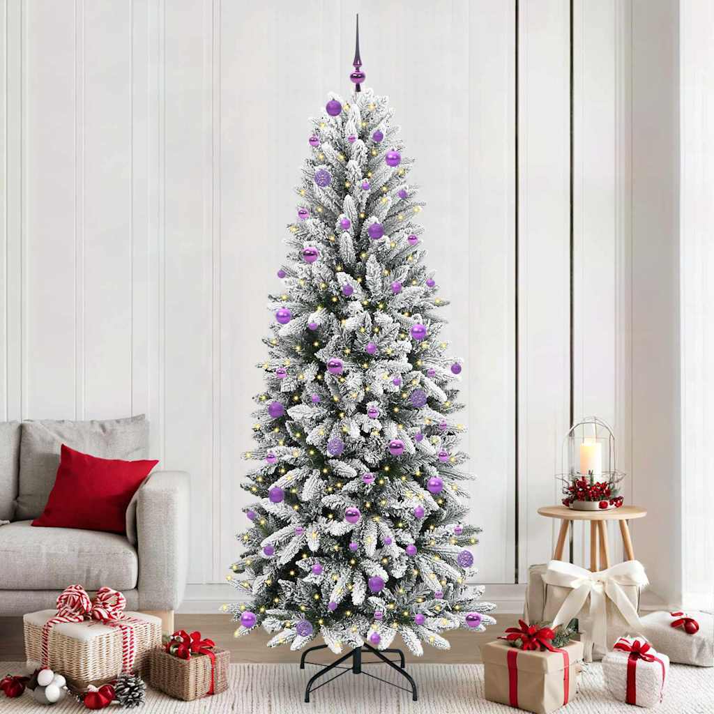 Sapin de Noël artificiel avec 300 LED Blanc 93 x 93 x 240 cm - XIOS