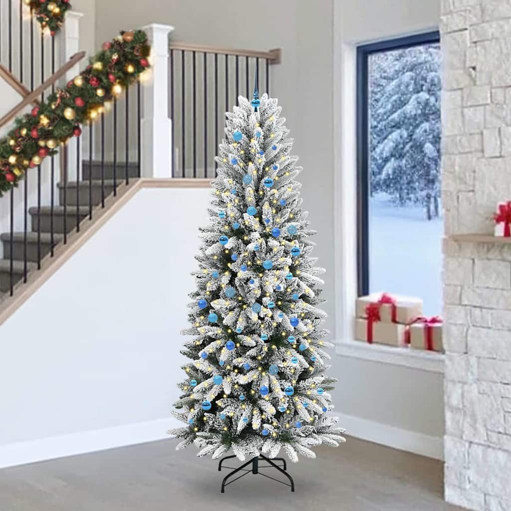 Sapin de Noël artificiel avec 300 LED Blanc 93 x 93 x 240 cm - XIOS