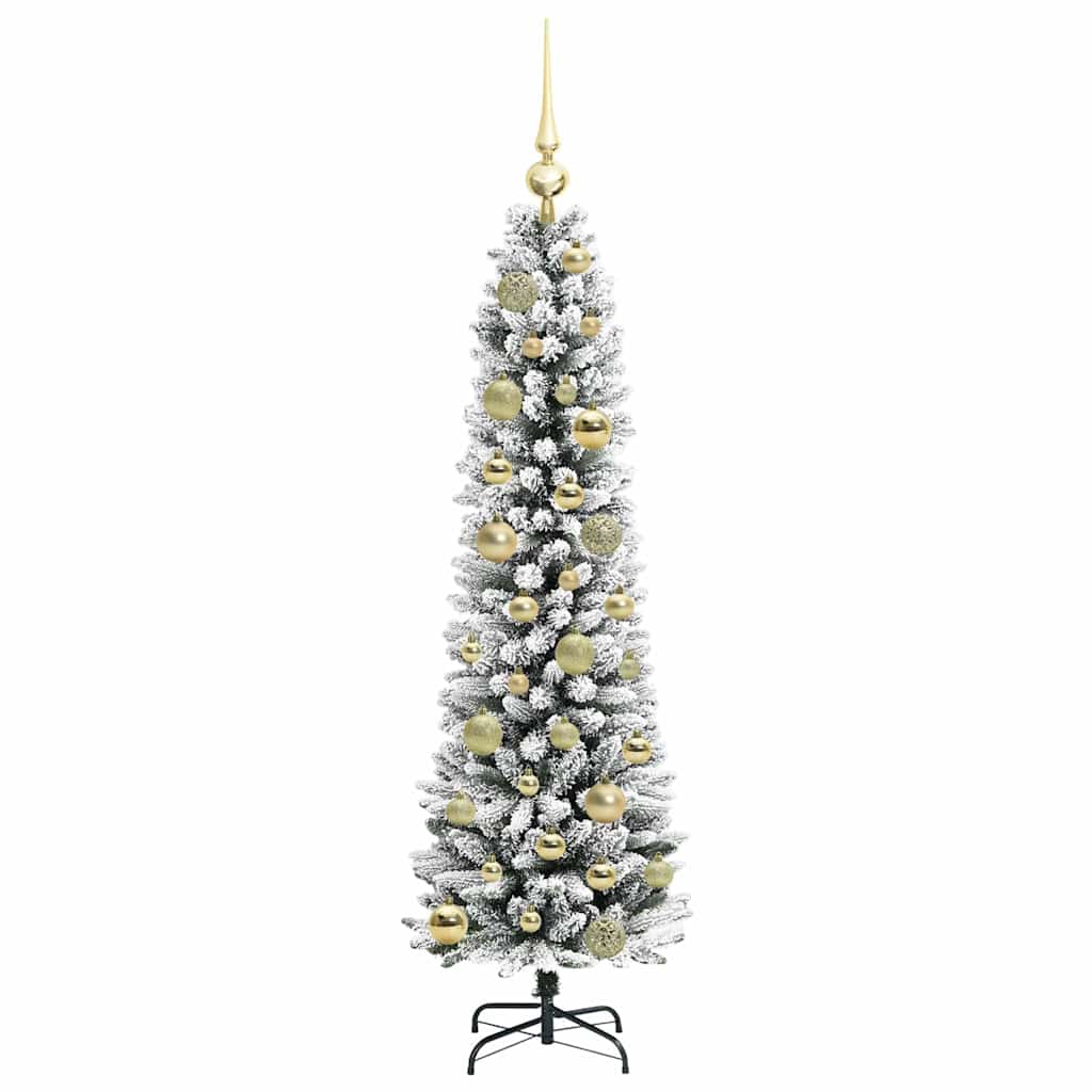 Sapin de Noël artificiel avec 150 LED Vert et blanc 120 cm - XIOS