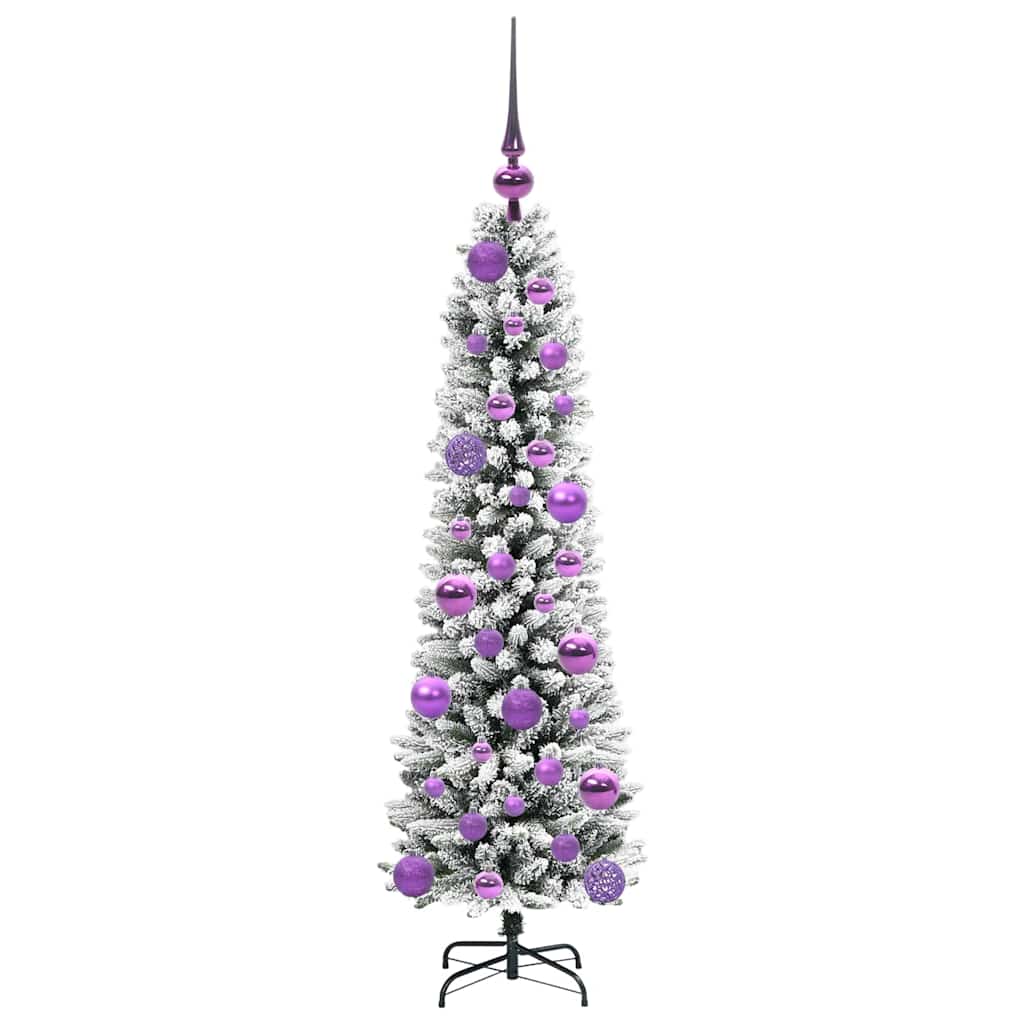 Sapin de Noël artificiel avec 150 LED Vert et blanc 120 cm - XIOS