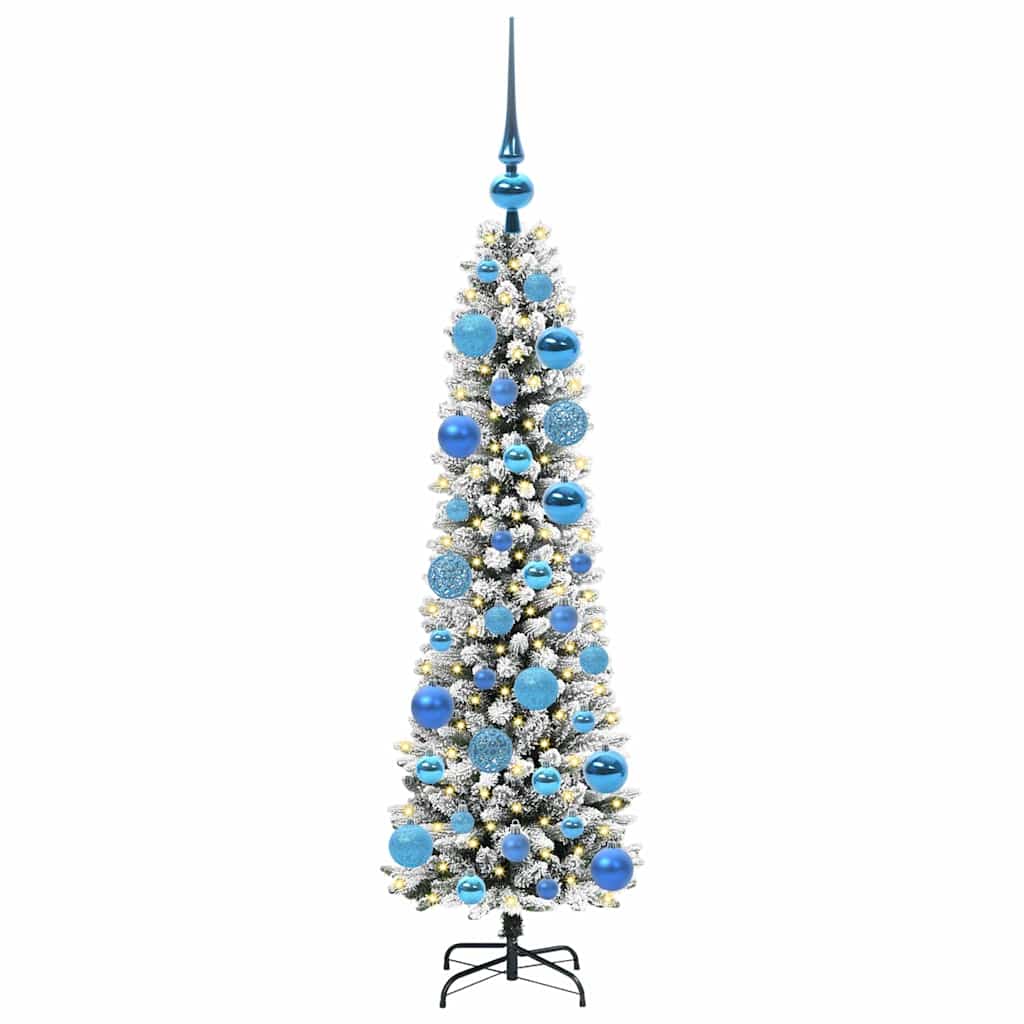 Sapin de Noël artificiel avec 150 LED Vert et blanc 120 cm - XIOS