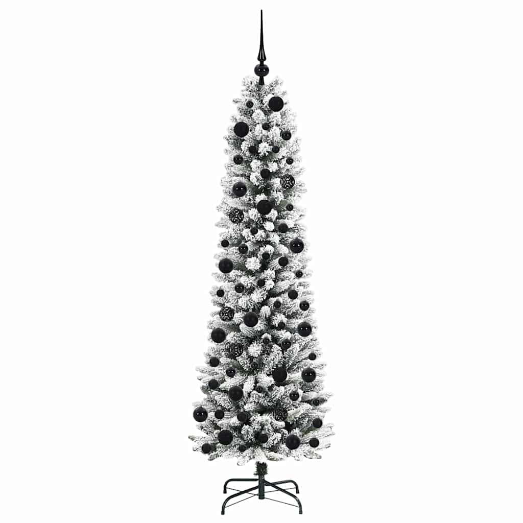 Sapin de Noël artificiel avec 300 LED Vert et blanc 180 cm - XIOS