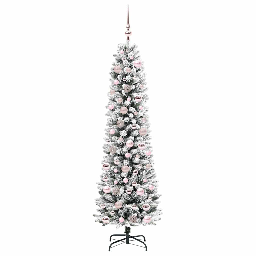 Sapin de Noël artificiel avec 300 LED Vert et blanc 180 cm - XIOS