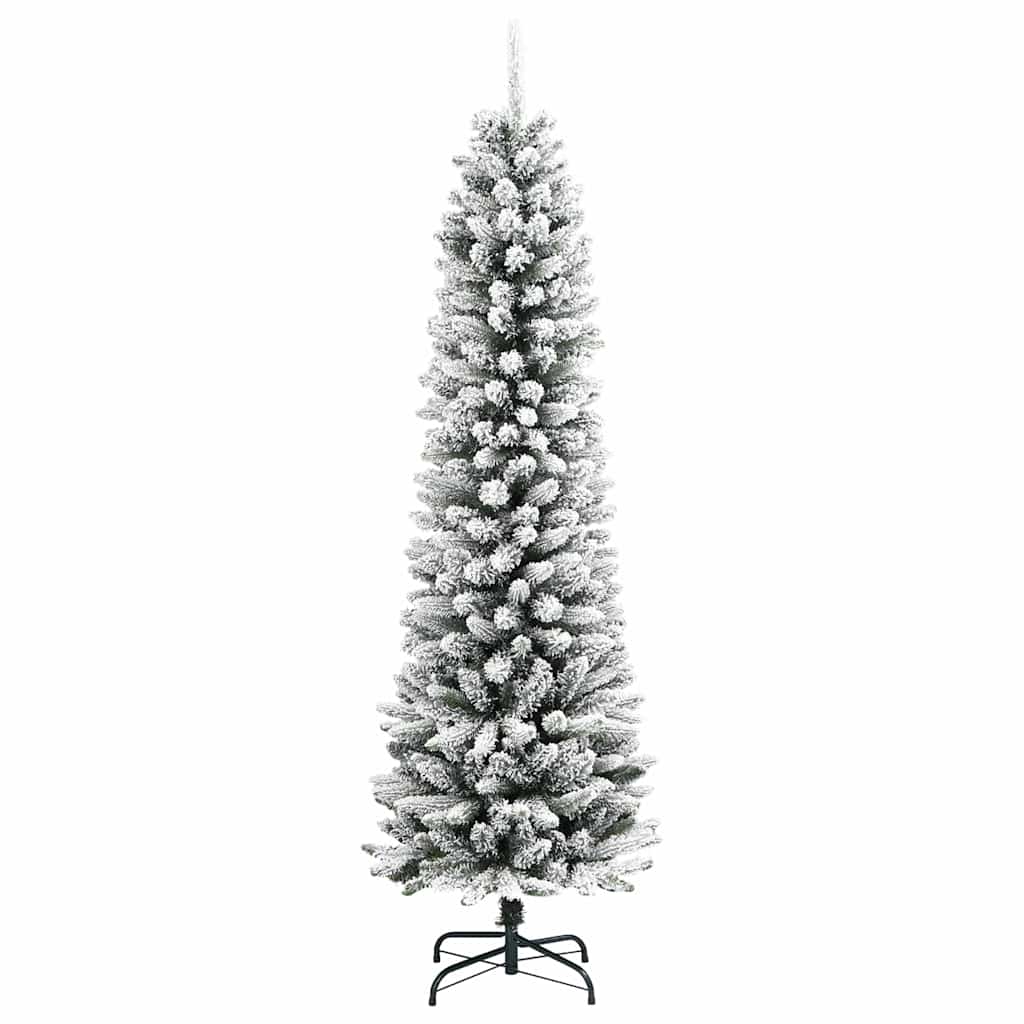 Sapin de Noël artificiel Blanc 180 cm PVC, métal et plastique - XIOS