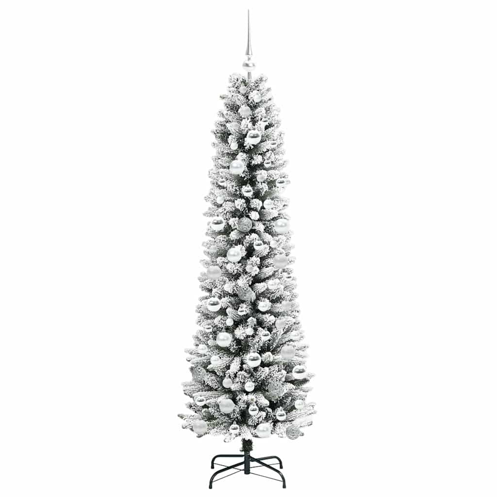 Sapin de Noël artificiel avec 300 LED Vert et blanc 180 cm - XIOS