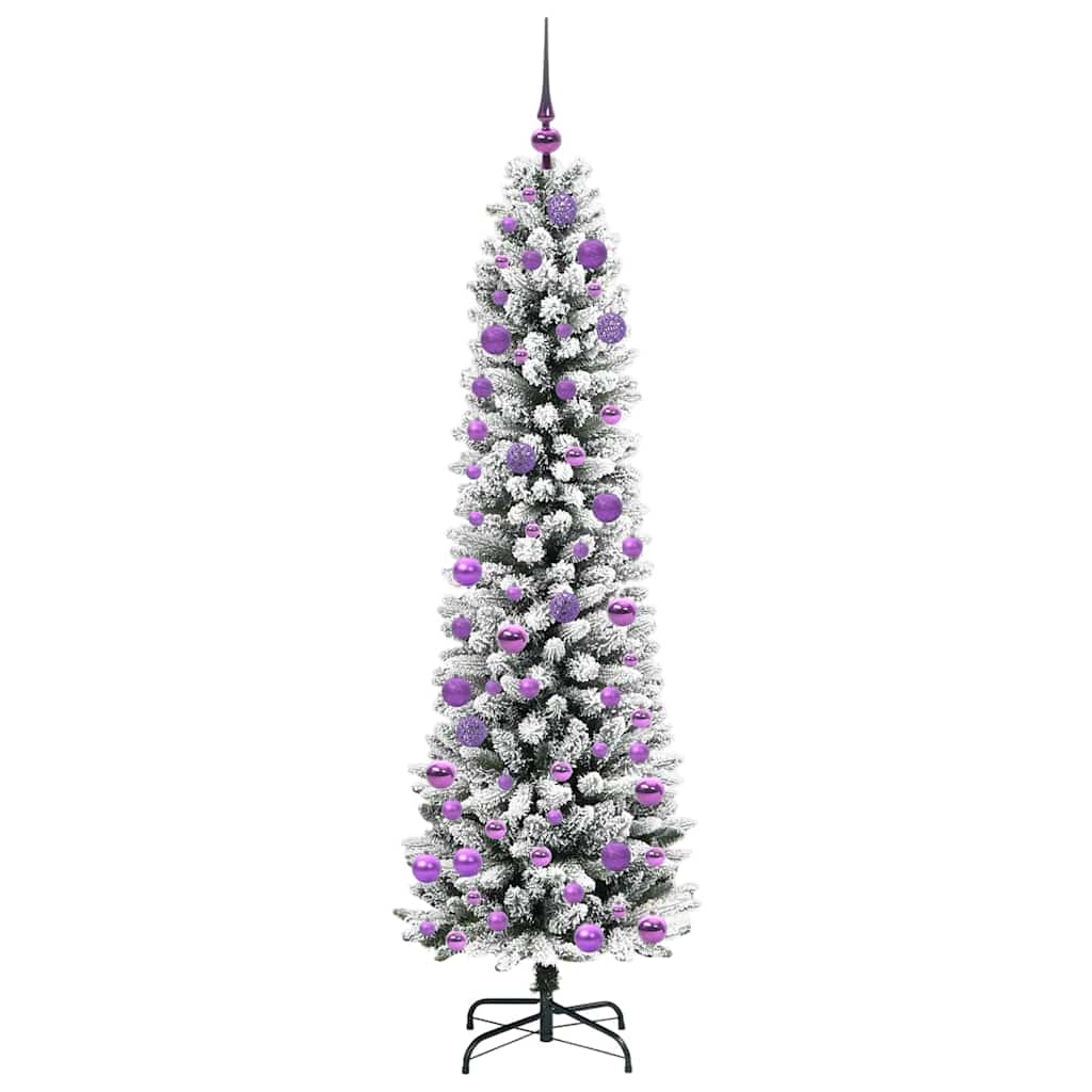 Sapin de Noël artificiel avec 300 LED Vert et blanc 180 cm - XIOS