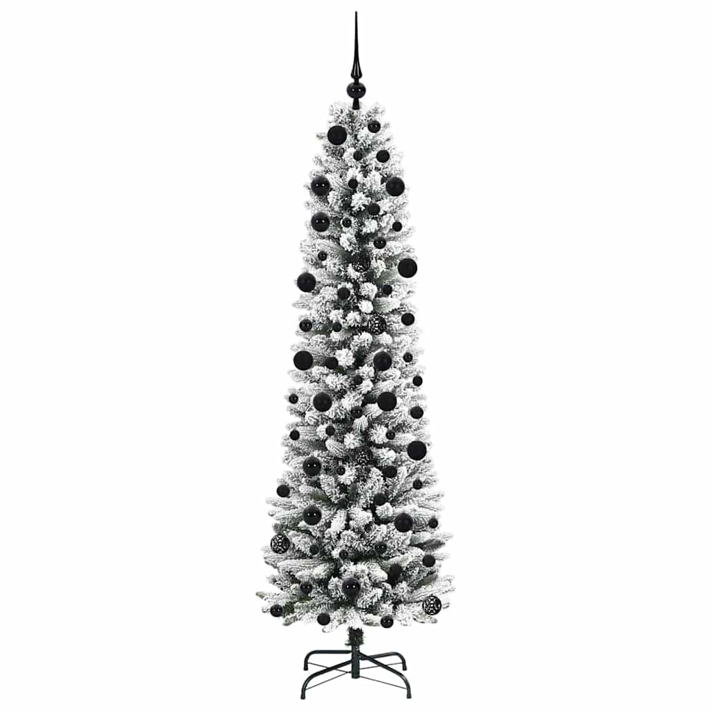 Sapin de Noël artificiel avec 300 LED Vert et blanc 210 cm - XIOS