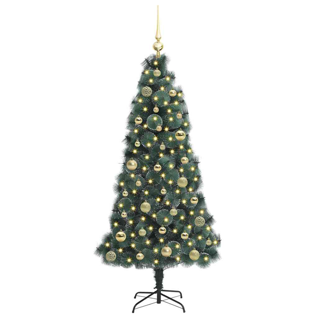 Arbre de Noël artificiel pré-éclairé avec jeu de boules 150 cm - XIOS
