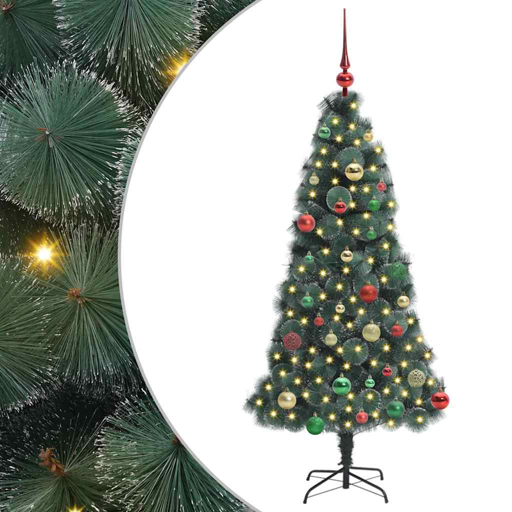 Sapin de Noël artificiel pré-éclairé avec ensemble de boules - XIOS