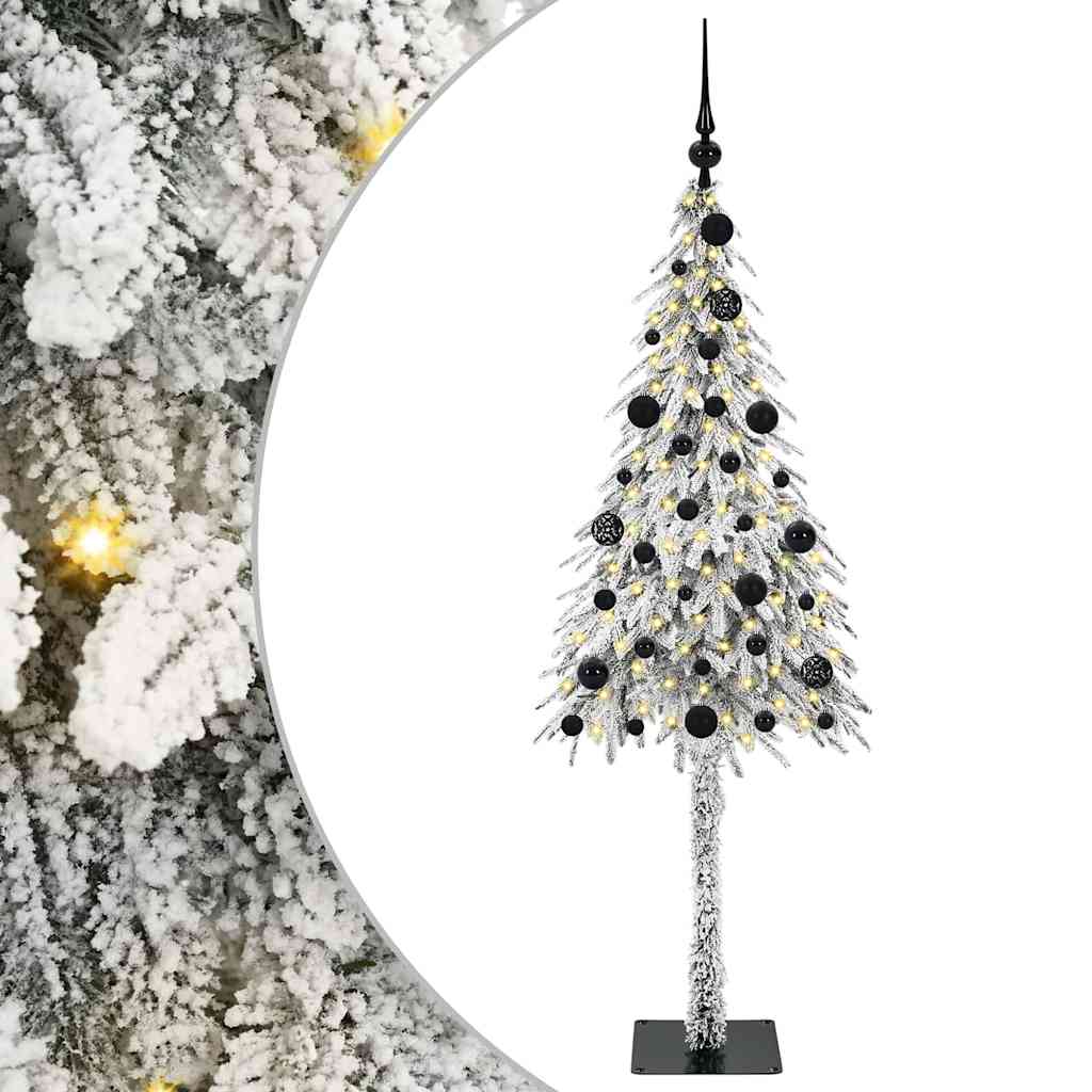 Sapin de Noël avec 150 LED Blanc 150 cm PE et Acier - XIOS
