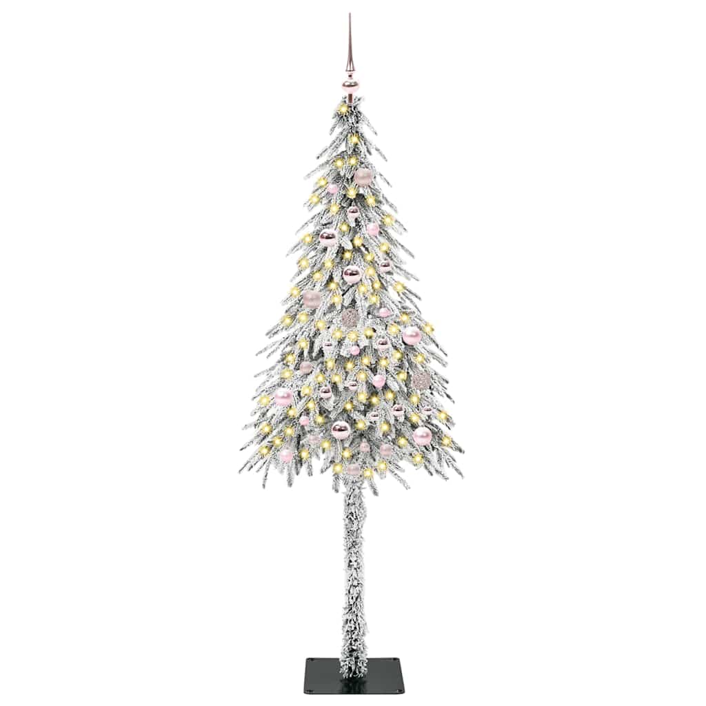 Sapin de Noël avec 150 LED Blanc 150 cm PE et Acier - XIOS
