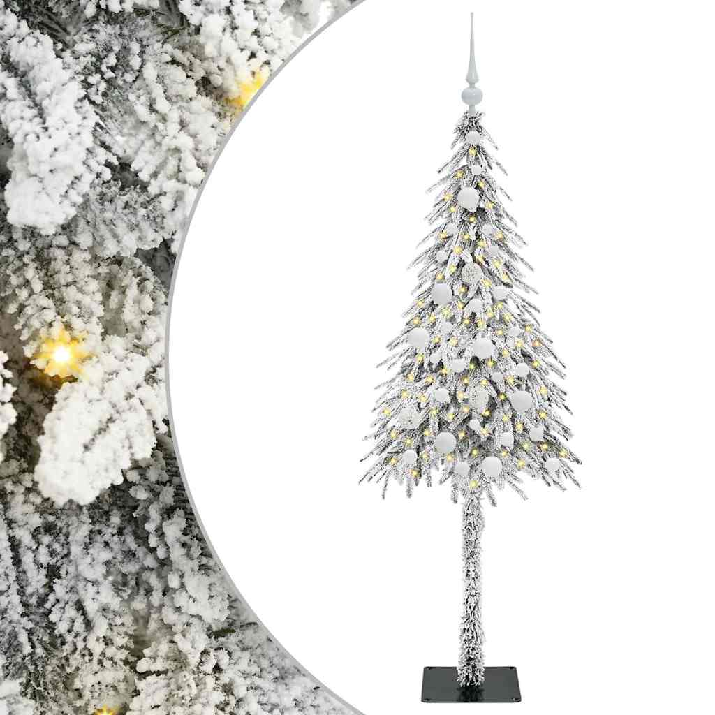 Sapin de Noël avec 150 LED Blanc 150 cm PE et Acier - XIOS