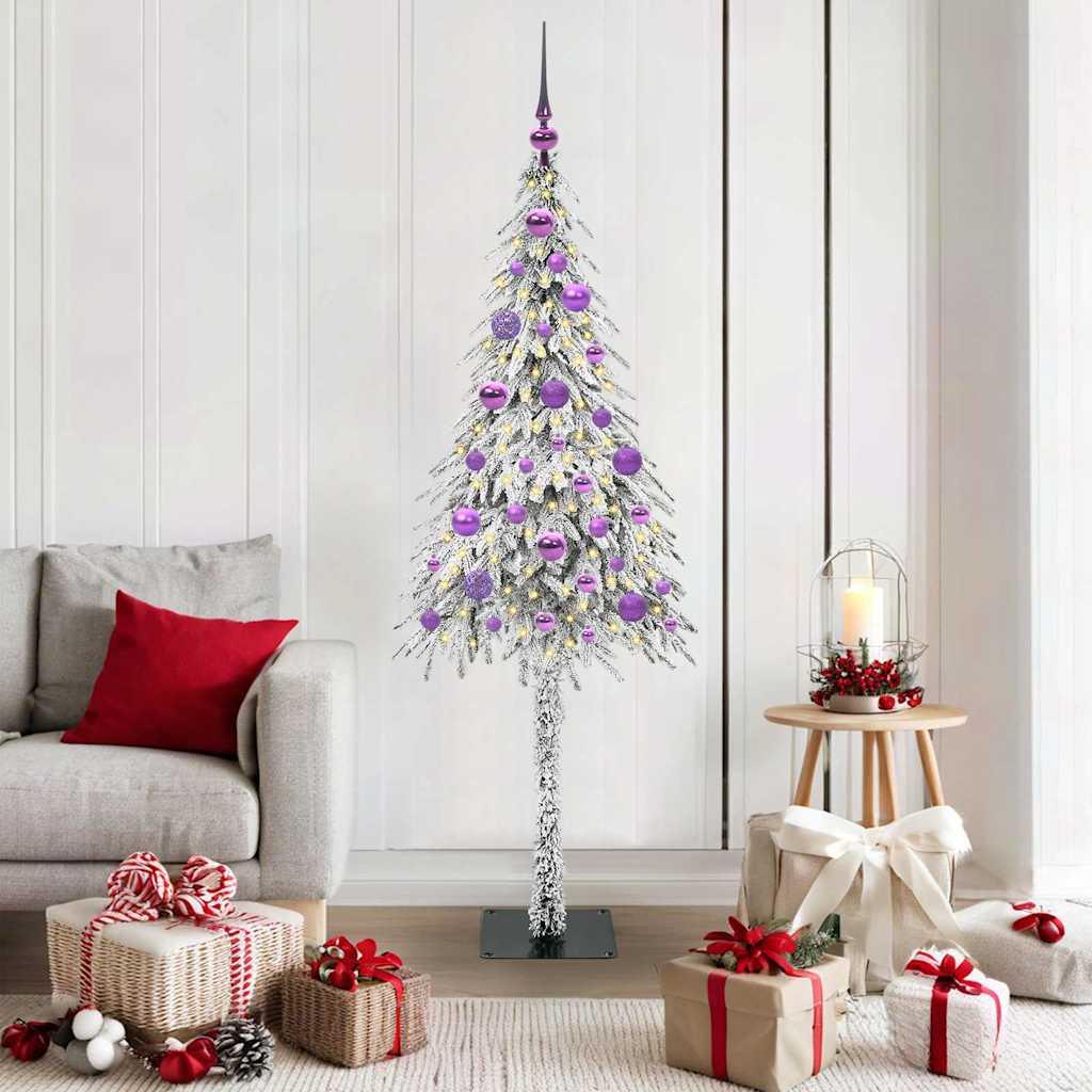 Sapin de Noël avec 150 LED Blanc 150 cm PE et Acier - XIOS