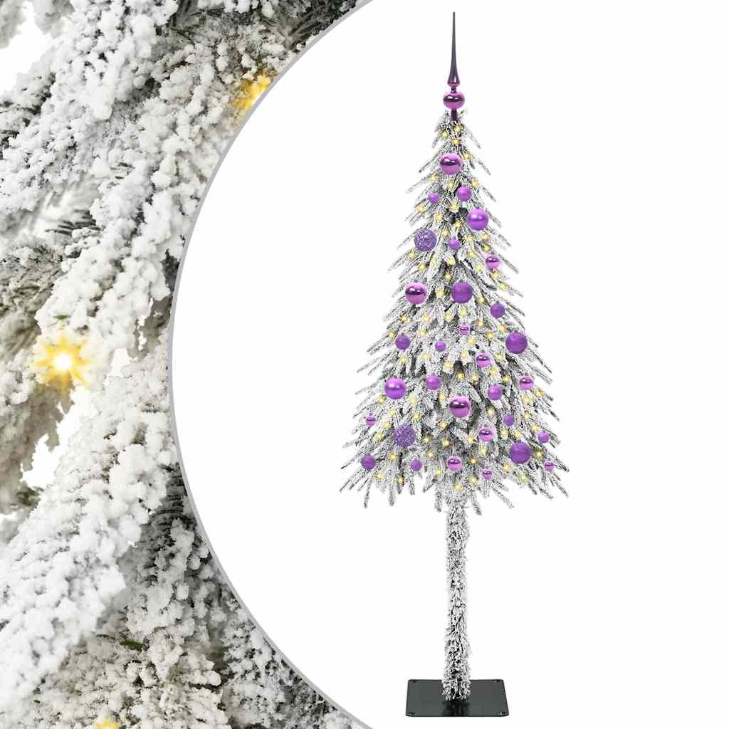 Sapin de Noël avec 150 LED Blanc 150 cm PE et Acier - XIOS