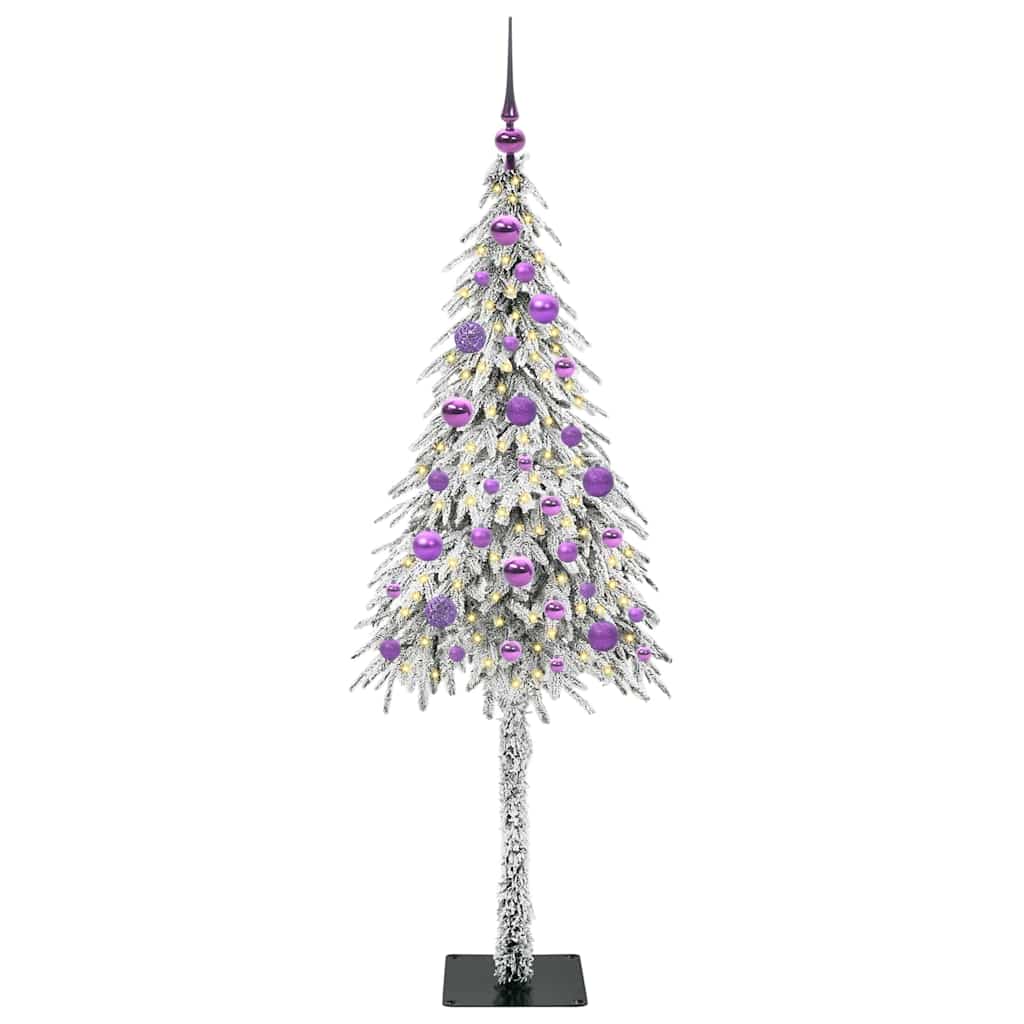 Sapin de Noël avec 150 LED Blanc 150 cm PE et Acier - XIOS