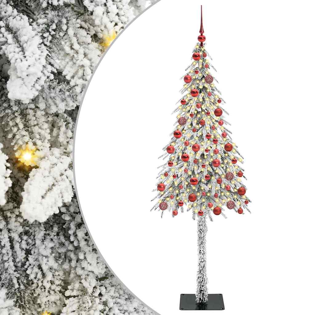 Sapin de Noël avec 300 LED Blanc 180 cm PE et Acier - XIOS