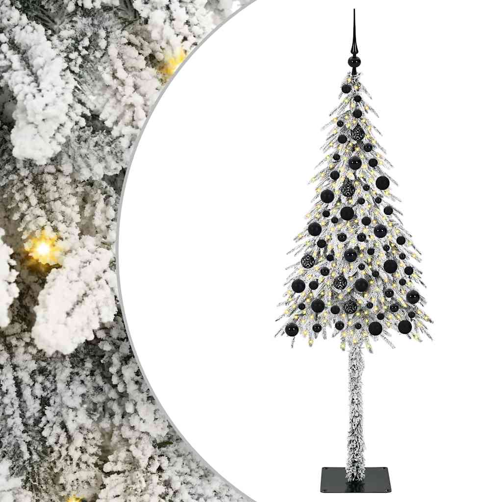 Sapin de Noël avec 300 LED Blanc 180 cm PE et Acier - XIOS