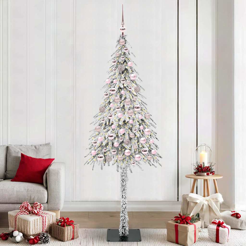 Sapin de Noël avec 300 LED Blanc 180 cm PE et Acier - XIOS