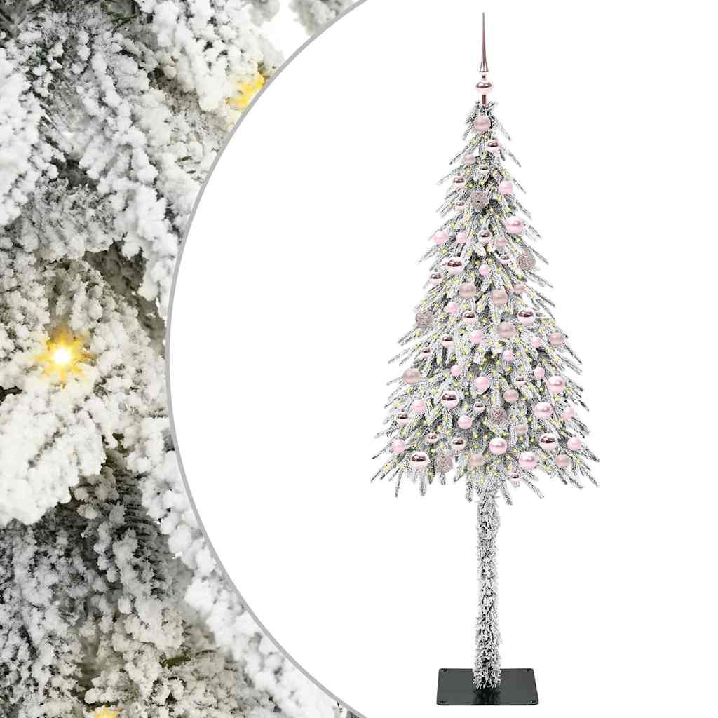 Sapin de Noël avec 300 LED Blanc 180 cm PE et Acier - XIOS