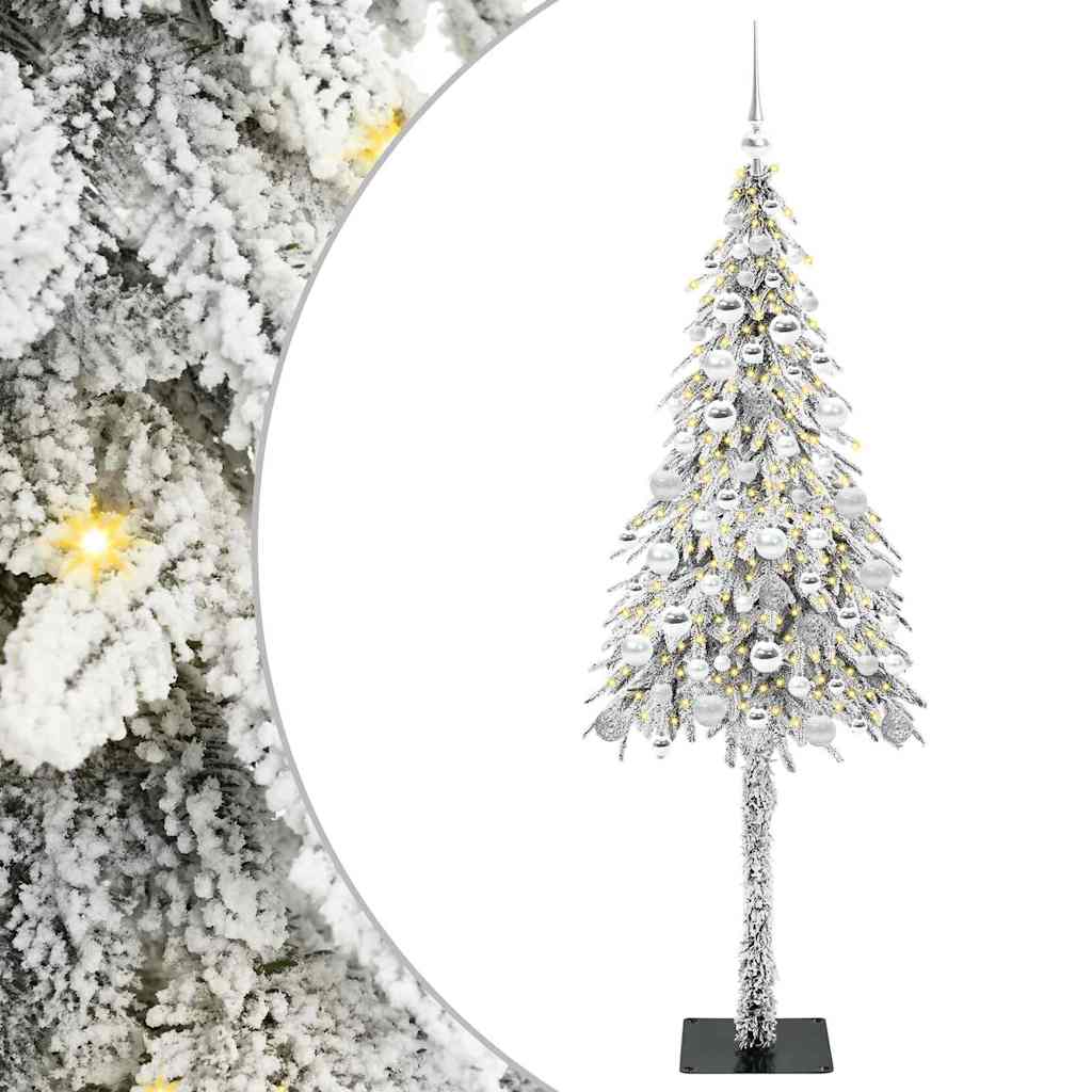 Sapin de Noël avec 300 LED Blanc 180 cm PE et Acier - XIOS