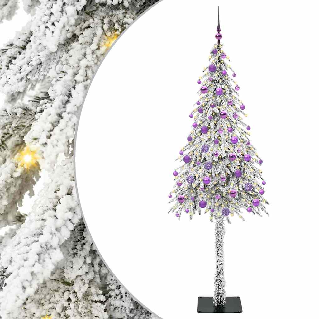 Sapin de Noël avec 300 LED Blanc 180 cm PE et Acier - XIOS