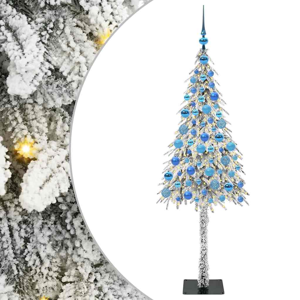 Sapin de Noël avec 300 LED Blanc 180 cm PE et Acier - XIOS