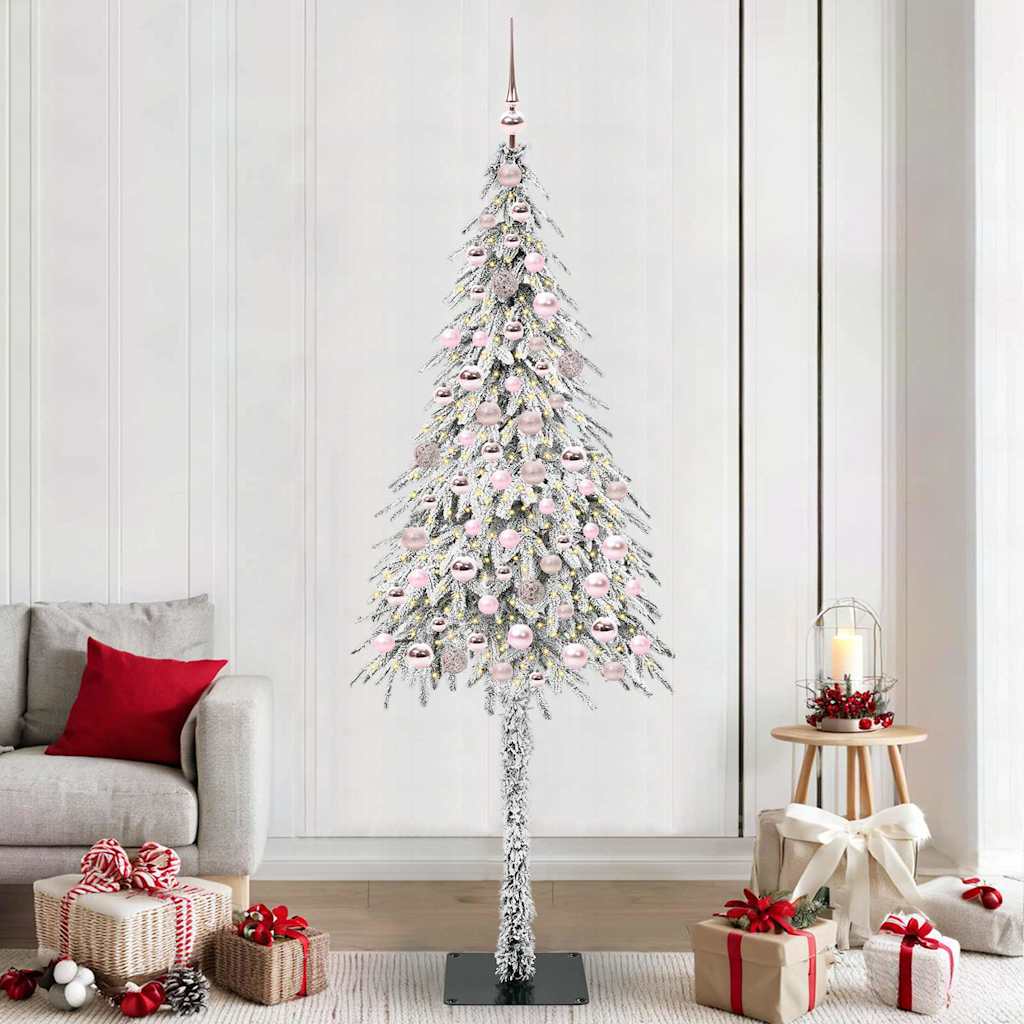 Sapin de Noël avec 300 LED Blanc 210 cm PE et Acier - XIOS