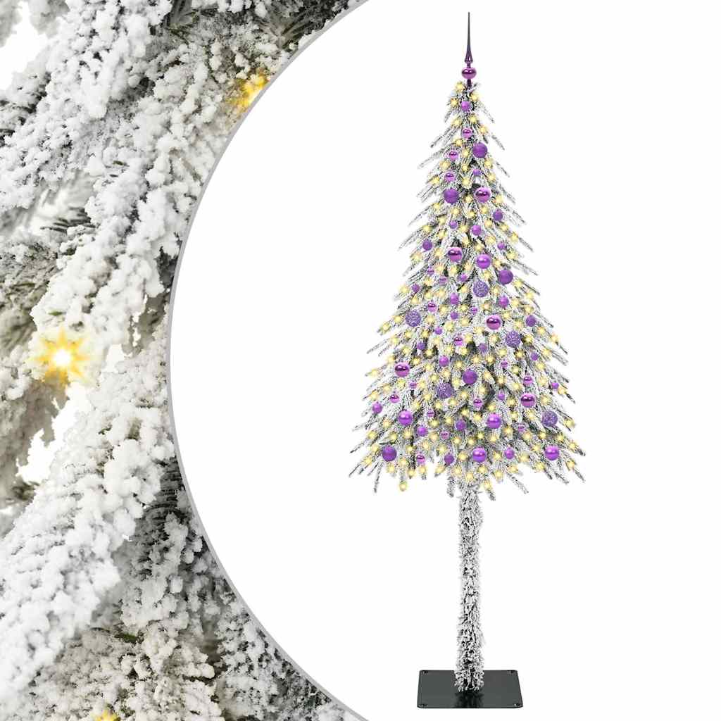 Sapin de Noël avec 300 LED Blanc 210 cm PE et Acier - XIOS