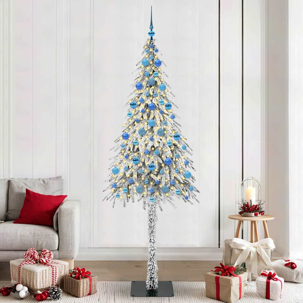 Sapin de Noël avec 300 LED Blanc 210 cm PE et Acier - XIOS