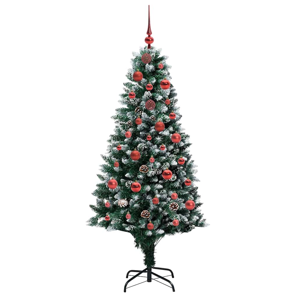 Sapin de Noël artificiel Vert 150 cm PVC, Acier et Plastique - XIOS