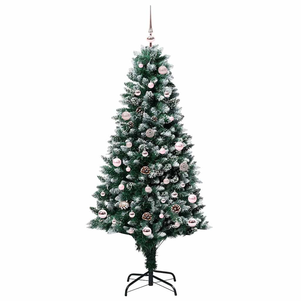Sapin de Noël artificiel Vert 150 cm PVC, Acier et Plastique - XIOS
