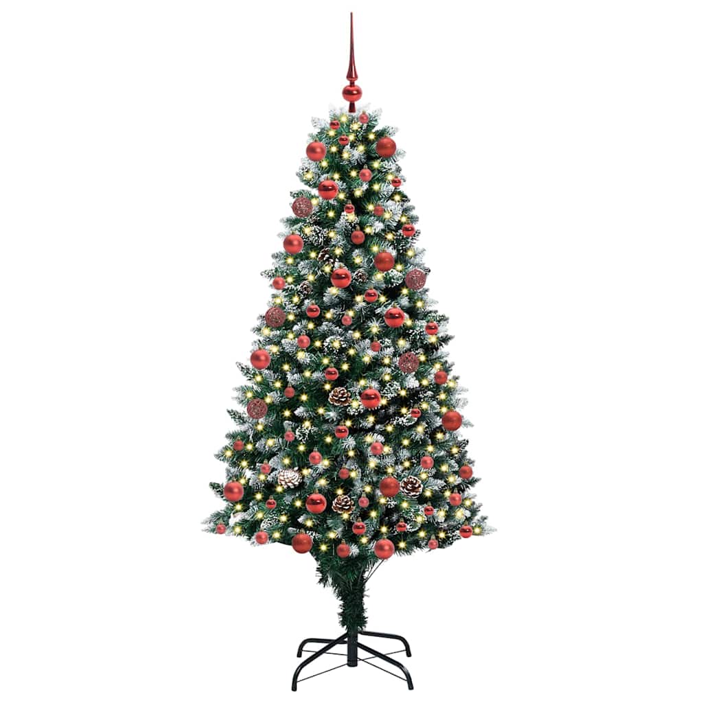 Sapin de Noël artificiel Vert 180 cm PVC, Acier et Plastique - XIOS