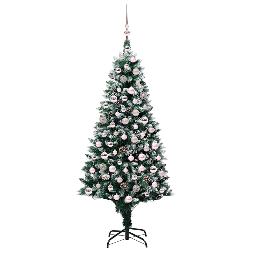 Sapin de Noël artificiel Vert 180 cm PVC, Acier et Plastique - XIOS